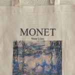 Monetization - Shopping Bag with a Monet Art Print